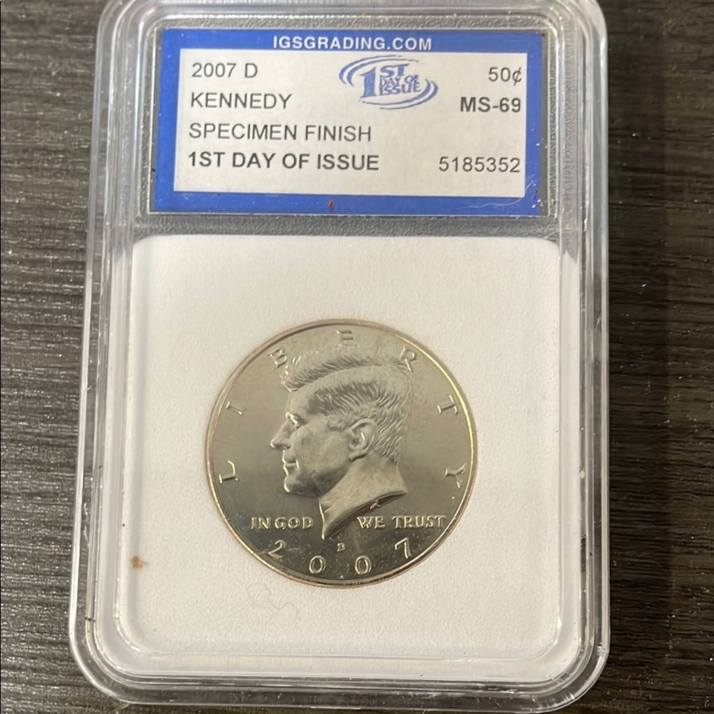2007 D Kennedy Half Dollar Coin